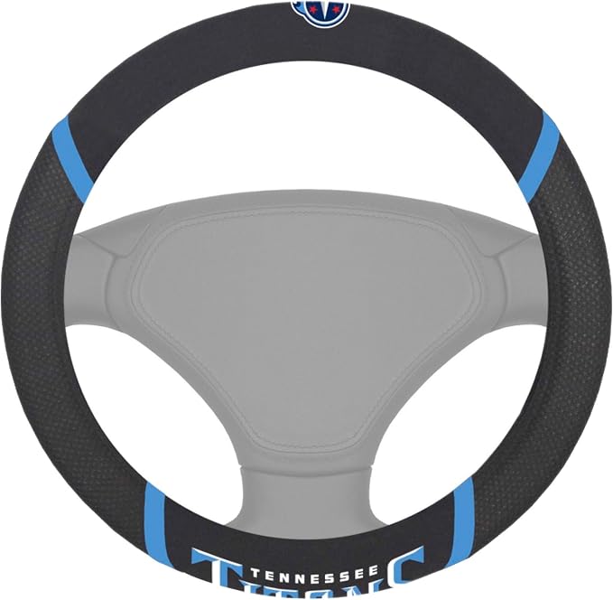 FANMATS NFL Unisex-Adult Embroidered Steering Wheel Cover