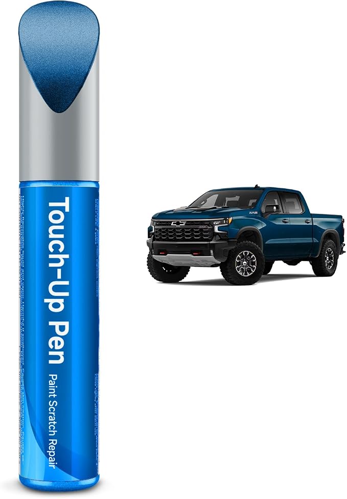 G1K/WA409Y Sacre Blue Pearl Touch Up Paint Compatible with Chevrolet GMC Buick Cadillac Exact Match Touch Up Paint Car Scratch Repair