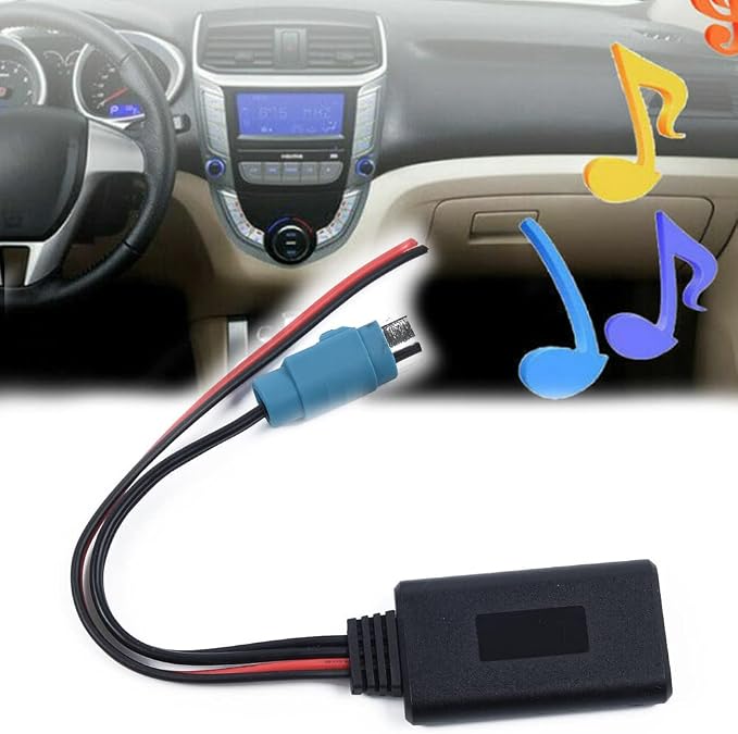 BL Aux Adapter for Alpine KCE-236B CDE-9885 CDE-9887, Car CD Stereo Music Interface for CDA-9852 9856 9857 9870 98719883