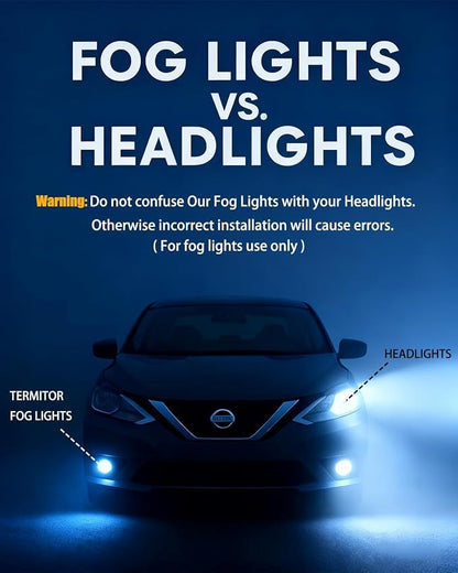 Termitor Upgraded 9008/H13 Light Bulbs,100,000LM 15X Brightness,6500K Cool White, Off-Road Use Only, 85K+ Hours Service Life, True 1:1 OEM Size, IP68, Plug N Play, Tail Light Assemblies, Pack of 2