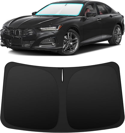 INSAUTO Custom Fit Windshield Sun Shade Accessories for Acura TLX 2021-2026, Foldable Front Window Sunshade, UV & Heat Reflector, Keeps Interior Cool, Includes Storage Bag