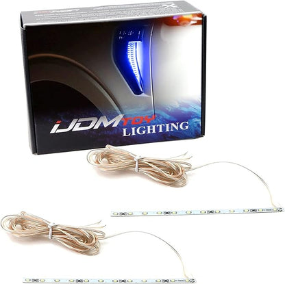 iJDMTOY Ultra Blue LED Background Illumination Lighting Kit Compatible with 2021-up Ford F150 Side Fender Emblem