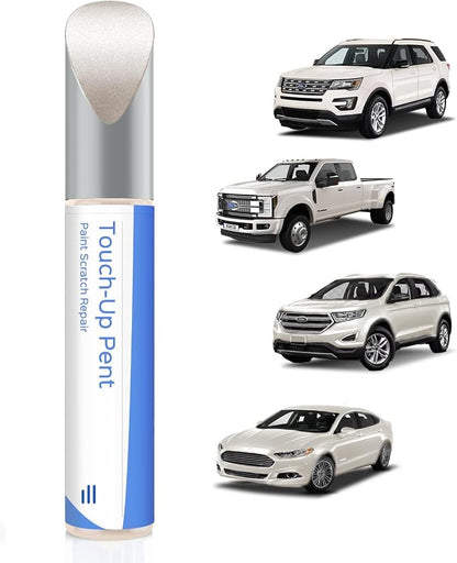 UG White Platinum Metallic Tricoat Touch Up Paint Compatible with Ford Exact Match–Chips and Nicks Touch Up