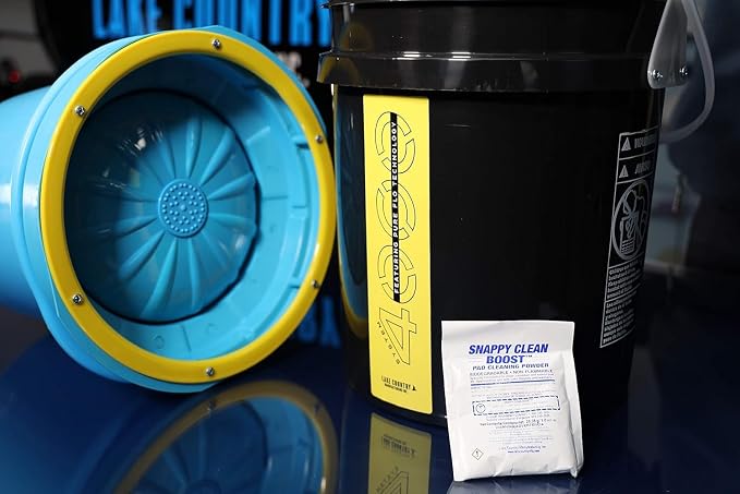 Snappy Cleaner Powder - Concentrated Pad Cleaning Powder Formula for Foam, Wool & Microfiber Pads. Removes wax and polish residue and extends pad life. (12 Pack)