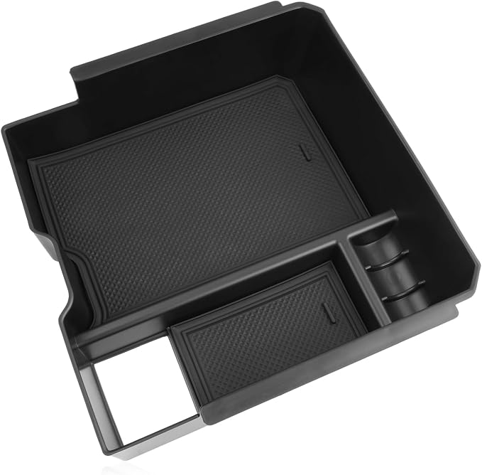 CDEFG for 2024 2025 2026 Ford Ranger Center Console Organizer Tray for Ranger Accessories Armrest Storage Box Insert Tray for Ranger XL, XLT, Lariat, Raptor Arm Rest Middle Organizer