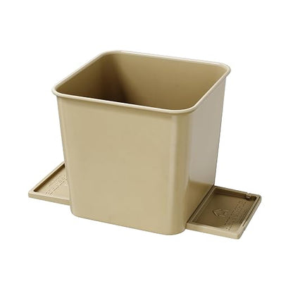 Car Trash Can with Stability Wings – Leakproof Portable Garbage Bin for Fabric & Rubber Mats – Compact Durable Plastic Auto Organizer for Cars, SUVs, Trucks (Mocha, Small)