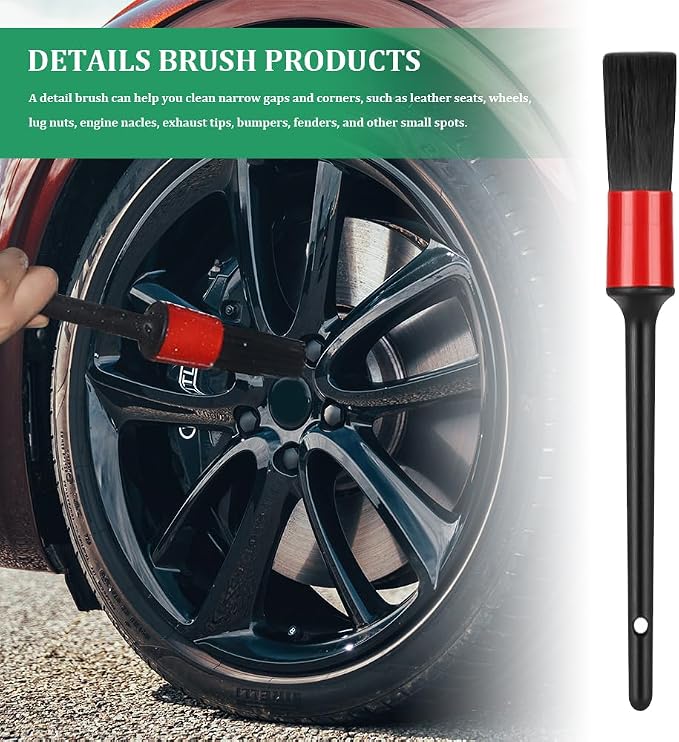 3PCS Wheel Rim & Tire Brush Set, Car Cleaning Supplies, Wheel Brushes for Cleaning Wheels, Universal Bendable & Durable C ar W heel Brush Set Car Accessories for Auto, RV, Truck, Motorcycle