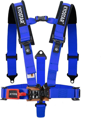 Kyostar 5 point Black Series Latch and Link Safety Harness Set(8153 Blue)