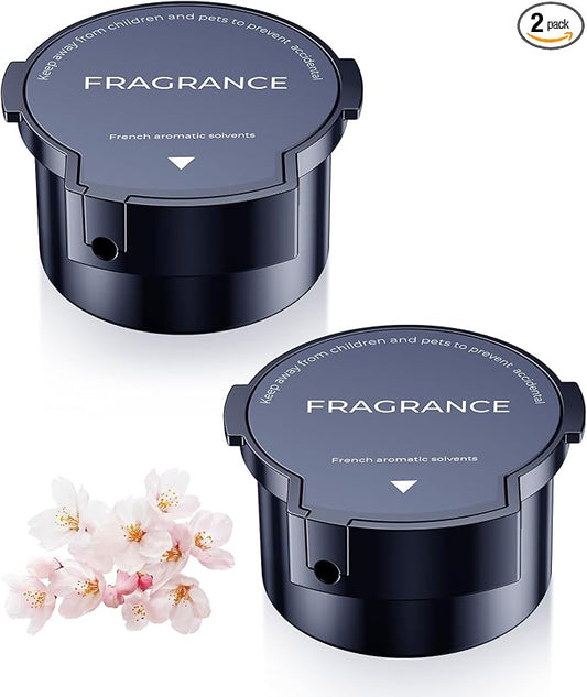 Hitolza Car Air Freshener Refill - Pack of 2, Can be Used for 4~6 Months - Made with Natural Plant Extracts - Sakura Bloom