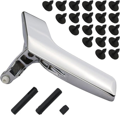 Metal Interior Door Handle Repair Kit (Chrome) | Compatible with Mercedes-Benz W204 X204 C230 C250 C280 C300 C350 C63 GLK250 GLK280 GLK300 | Inside Inner Front or Rear Right Passenger Side Door Lever