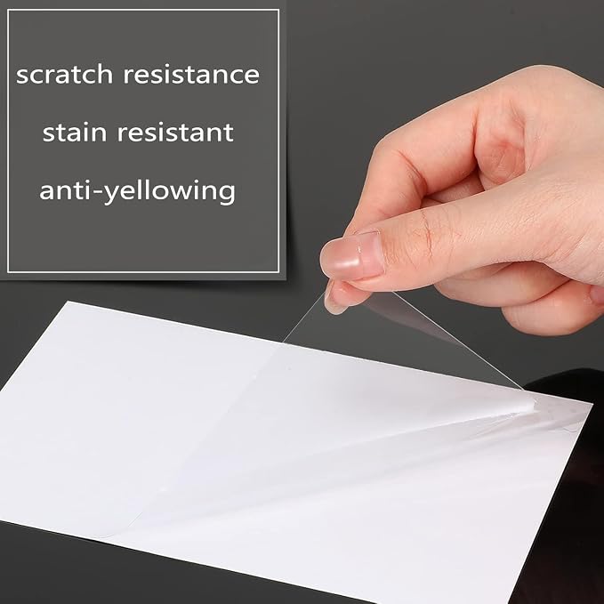 Clear Car Paint Protection Film Self Healing Adhesive Automotive Vinyl Anti-Scratch Glossy Car Body Wrap Guard Vinyl, 60" x 200" Extra-Large Roll
