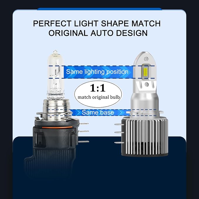 LED Headlight Bulbs 90W 9000LM 6000K Car Specific Adapters Fit for 2012-2018 Volkswagen Golf Passat GTI Tiguan High Beam Headlamp DRL Lights Plug and Play High Beam Led Headlight Bulbs White