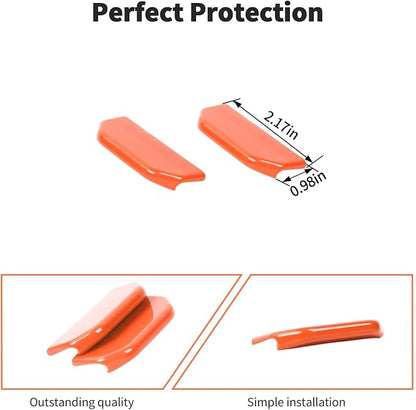 JWWY for Jeep JL Vent Air Outlet Adjustment Cover Trim Fit for 2024-2026 Jeep Wrangler JL JLU Gladiator JT 4xe Interior Accessories 2pcs Orange