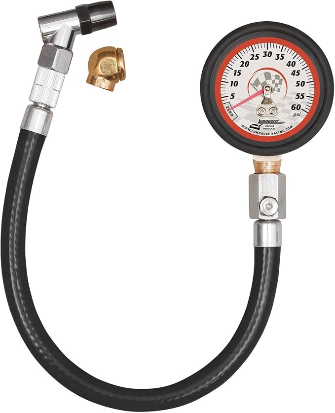 Longacre 52-52004 0-60 PSI Tire Pressure Gauge, 2 Inch