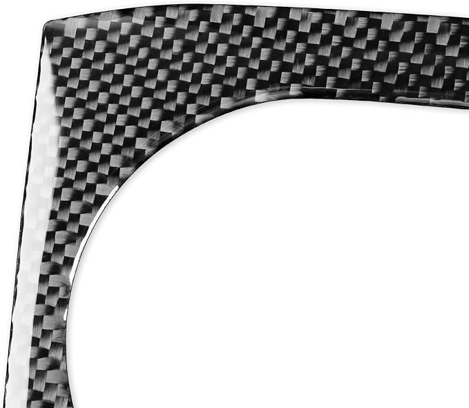 Real Premium Carbon Fiber Decor Compatible with Audi A3 S3 RS3 8V 2013 2014 2015 2016 2017 2018 2019 Car Gear Shift Panel Water Cup Holder Decor Sticker Auto Interior Accessories Decal Black
