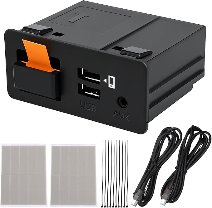 FUSCH Wired Carplay and Android Auto Retrofit Kit Media Hub Fits to MZD Connect System Compatible with Mazda 2/3/6/CX3/CX5/CX9/MX5 2014-2020 Replace#TK78-66-9U0C 00008FZ34 K1414（NEW P2 Version）