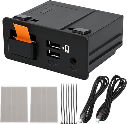 FUSCH Wired Carplay and Android Auto Retrofit Kit Media Hub Fits to MZD Connect System Compatible with Mazda 2/3/6/CX3/CX5/CX9/MX5 2014-2020 Replace#TK78-66-9U0C 00008FZ34 K1414（NEW P2 Version）
