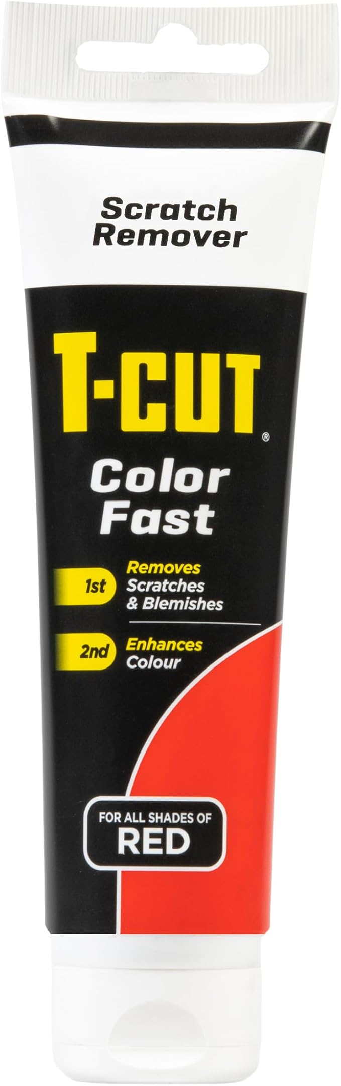 T-Cut Color Fast Scratch Remover & Paint Restorer, Red - Repairs Swirls & Scratches, Removes Oxidation, Restores Color & Enhances Shine, 5.3 oz