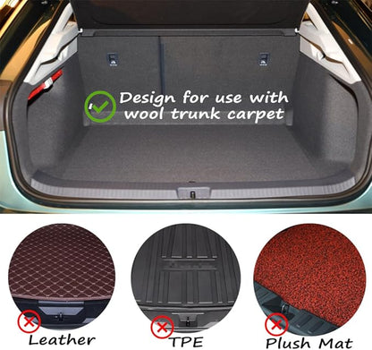 Fun&H Car Trunk Organizer Blocks, Hook & Loop Trunk Cargo Blocks, Trunk Divider to Hold Cargo in Place, Available to Wool Carpet for Car Truck SUV Van (3.9'')