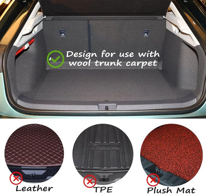 Fun&H Car Trunk Organizer Blocks, Hook & Loop Trunk Cargo Blocks, Trunk Divider to Hold Cargo in Place, Available to Wool Carpet for Car Truck SUV Van (4.7'')