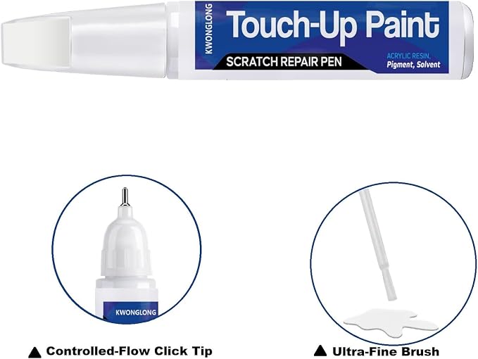 1H9 Nebula Gray Pearl Car Touch-Up Paint for Lexus RZ450e TX550h, 2-in-1 Car Paint Scratch Repair Kit, Quick & Easy Solution to Repair