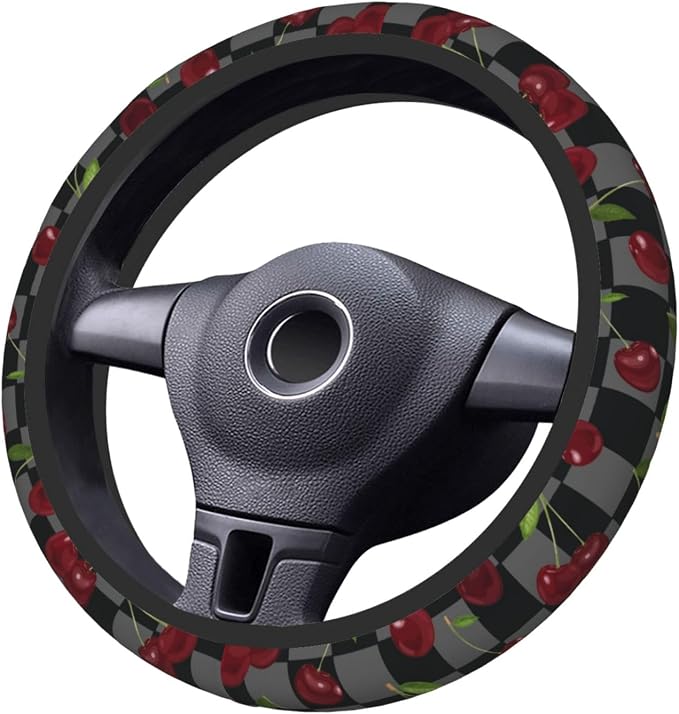 Red Cherry Steering Wheel Cover Car Accessories