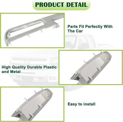 926-740 Upgraded Door Armrest Repair Front Left Side Door Panel Handle Gray Compatible with 2010-2014 Chevy Chevrolet Silverado Suburban Avalanche Tahoe,GMC Sierra Yukon Replaces 84127281