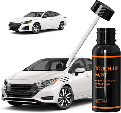 QAC Aspen White Touch Up Paint for Nissan, DIY Car Paint Scratch Repair Kit, Automotive Paints, Quick & Easy Fix Scratch Repair for Sentra/Kicks/Versa/Armada