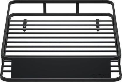 51" x 39" x 6" Roof Rack Cargo Carrier, Universal Rust-Proof Roof Rack Basket for SUV, Heavy Duty Steel Rooftop Cargo Carrier, Car Top Luggage Holder 150LBS Capasity, Easy Assembly, Black