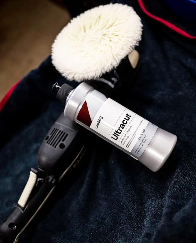CARPRO UltraCut - 500ml - Extreme Cut Compound, Low Dusting, Minimal Hazing, for Rotary or DA Polishing with Long Work Time