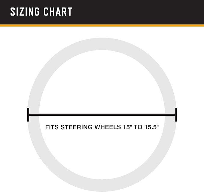 Browning Universal Fit Steering Wheel Cover for Car, Truck, and SUV, Durable Steering Wheel Protection, Chevron (Heather Black SIOC)