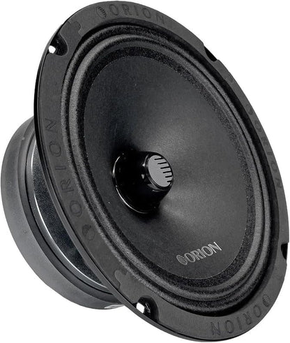 ORION Cobalt CM854 High Efficiency 8" Mid-Range Bullet Loudspeakers, 1200W Max Power, 300W RMS, 4 Ohm, 1.5" Voice Coil - Pro Car Audio Stereo, Midrange Speakers (Pair)