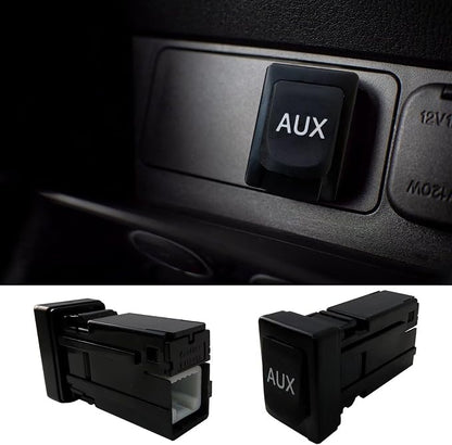 8619002010 Aux Port Auxiliary Input Jack Stereo Adapter Assembly for 2009-10 Rav4 (US Built Models)