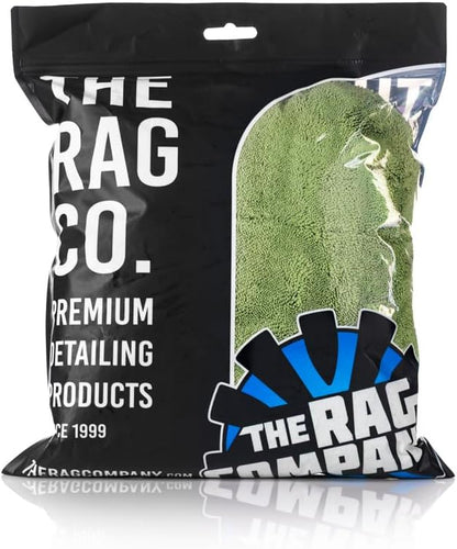 The Rag Company, The Liquid8r M22, Absorbent 70/30 Blend Microfiber Drying Towel for Cars, Trucks, and SUVs, Safe for Detailing, Scratch-Free, Twist Loop, 2200 GSM, 20x20 Inches, Camo