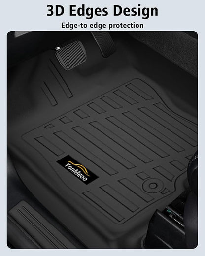 Floor Mats & Cargo Mat & Backrest Mat Custom for Subaru Crosstrek Hybrid 2026 (Not for Gas), Door Sill Guards, All Weather TPE Full Set Floor Liners Trunk Mat for Crosstrek Hybrid 2026 Accessories