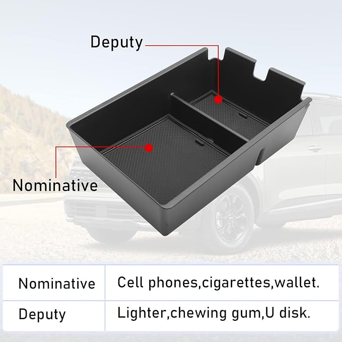 TTCR-II Compatible with Kia Sportage Center Console Organizer 2023 2024 2025 2026, for Sportage NQ5 Console Organizer Tray EX/LX/SX/X-Line 2023 2024 2025 2026