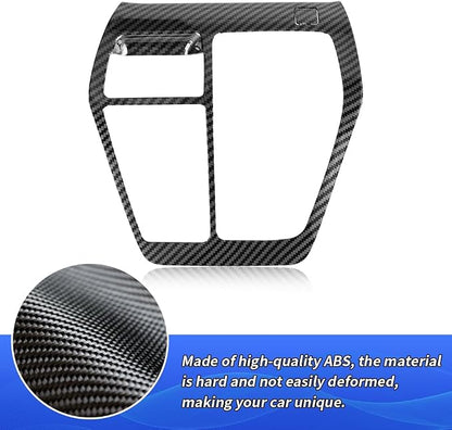 Car Central Control Gear Shift Panel Trim Cover for Toyota RAV4 2019 2020 2021 2022 2023 2024 2025 Auto Interior Decorations Accessories Center Console Protection Frame Carbon Fiber Style Kit