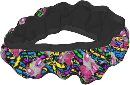 The Universal Elastic Steering Wheel Protective Cover Vintage 80s 90s Style is Heat-Resistant and Non-Slip Suitable for Most Vehicles