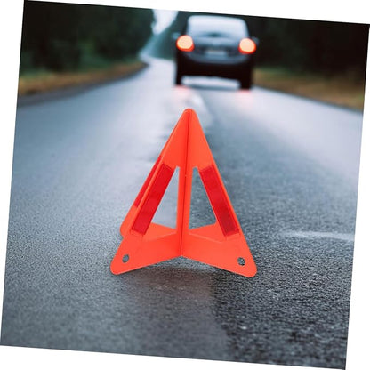 Amosfun 5pcs Emergency Roadside Car Safety Accessory Foldable Warning Triangle