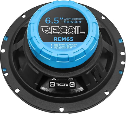 RECOIL REM65 Echo Series 6.5-Inch Car Audio Component Speaker System