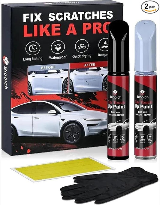 Jet/Fluid Black 668 for BMW Touch Up Paint Kit[2K Clear Coat Included],Exact Color Match Touch Up Paint for Chip and Scratch