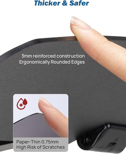 JOYTUTUS Sun Visor Extender for Cars, Sun Visor Extension Universal Sun Blocker UV400, Adjustable Visor Extension for Car Visor,Double-Clip,Anti Glare Stray Light