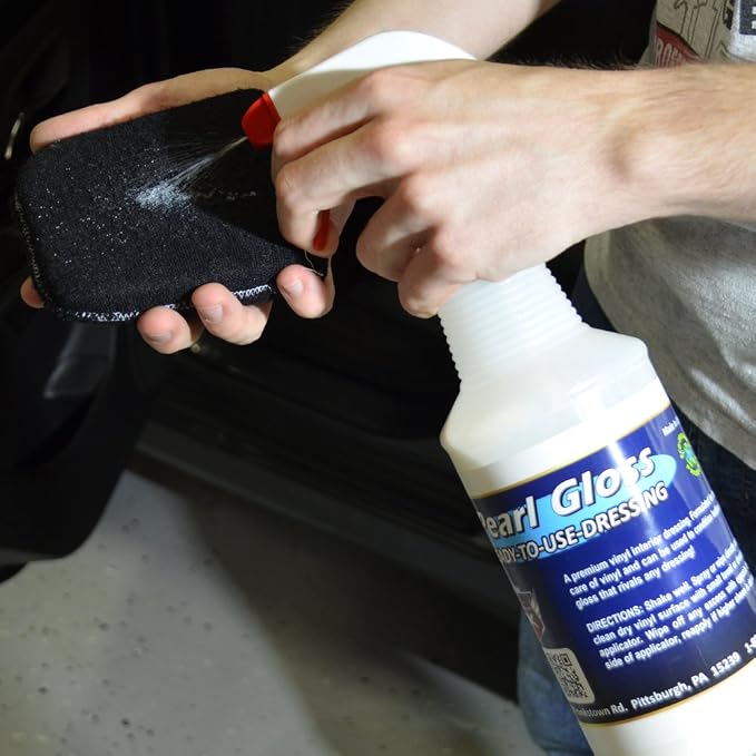 Detail King Pearl Gloss - Car Interior Cleaner & Dressing - Hard & Soft Vinyl Cleaner, Leather Cleaner - UV Protection - 5 Gallons