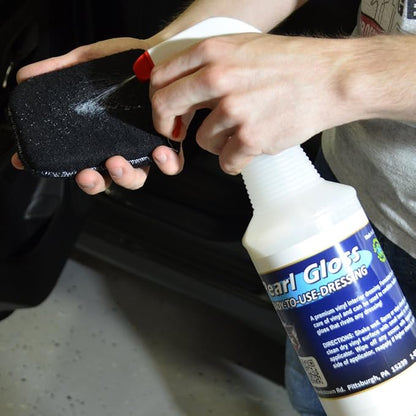 Detail King Pearl Gloss - Car Interior Cleaner & Dressing - Hard & Soft Vinyl Cleaner, Leather Cleaner - UV Protection - 5 Gallons