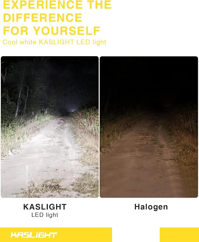 KASLIGHT H6054 LED Headlights,Pair Rectangular 5x7 7x6 LED Headlight Hi/Low Sealed Beam Replacement Headlamp Compatible with Jeep Wrangler YJ XJ Chevy Express Ford GMC Savana Toyota Pickup Truck Van