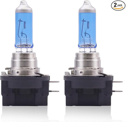 Sinoparcel H11B Halogen Headlight Bulbs, Fit Low Beam of Optima 2008‑2016, Elantra 2007‑2010, Sonata 2009‑2010, Sportage 11‑16, Forte 10‑13, Soul 12‑13, 3800K 12V 55W Pack of 2