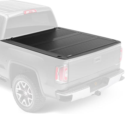 RealTruck BAK BAKFlip FiberMax Hard Folding Truck Bed Tonneau Cover | 1126133 | Fits 2020 - 2026 Chevy/GMC Silverado/Sierra 2500/3500 6' 10" Bed (82.2")