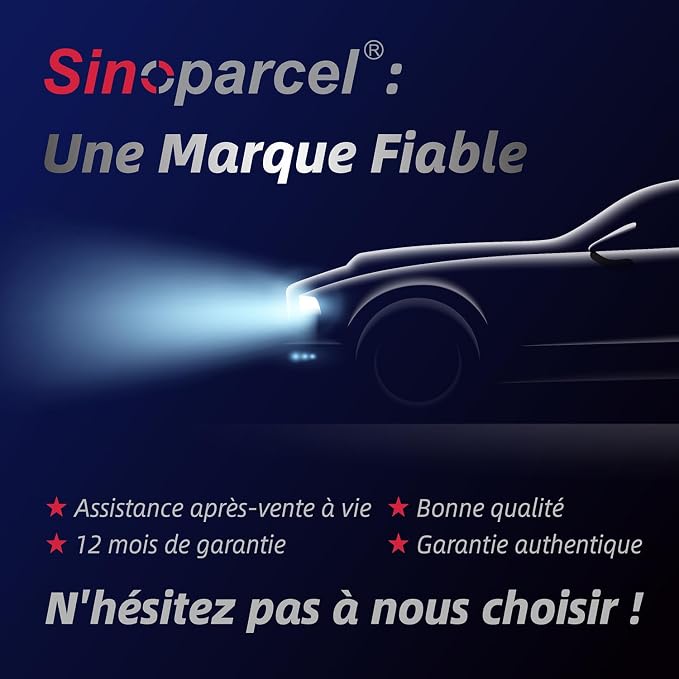 Sinoparcel H1 Halogen Fog Light Bulb 3800K, 150% More Brightness Replacement for Standard 55W Bulb, Pack of 2