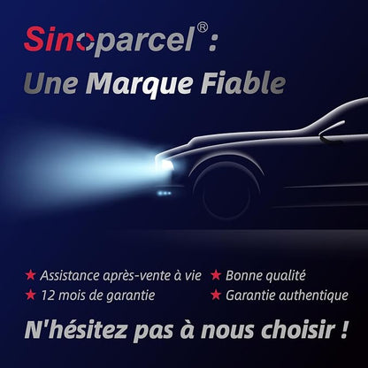 Sinoparcel H1 Halogen Fog Light Bulb 3800K, 150% More Brightness Replacement for Standard 55W Bulb, Pack of 2