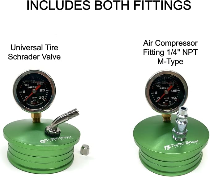 Medium Aluminum Boost Leak Testers (3.25" inch (83mm) Boost Leak Tester Kit)